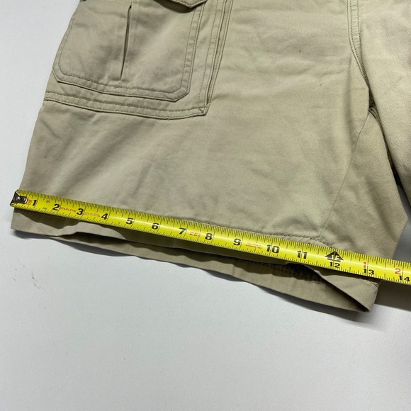 Croft & Barrow Cargo Shorts Men's 40 Beige Cotton Zipper Fly Pockets Flat Front - Picture 6 of 12